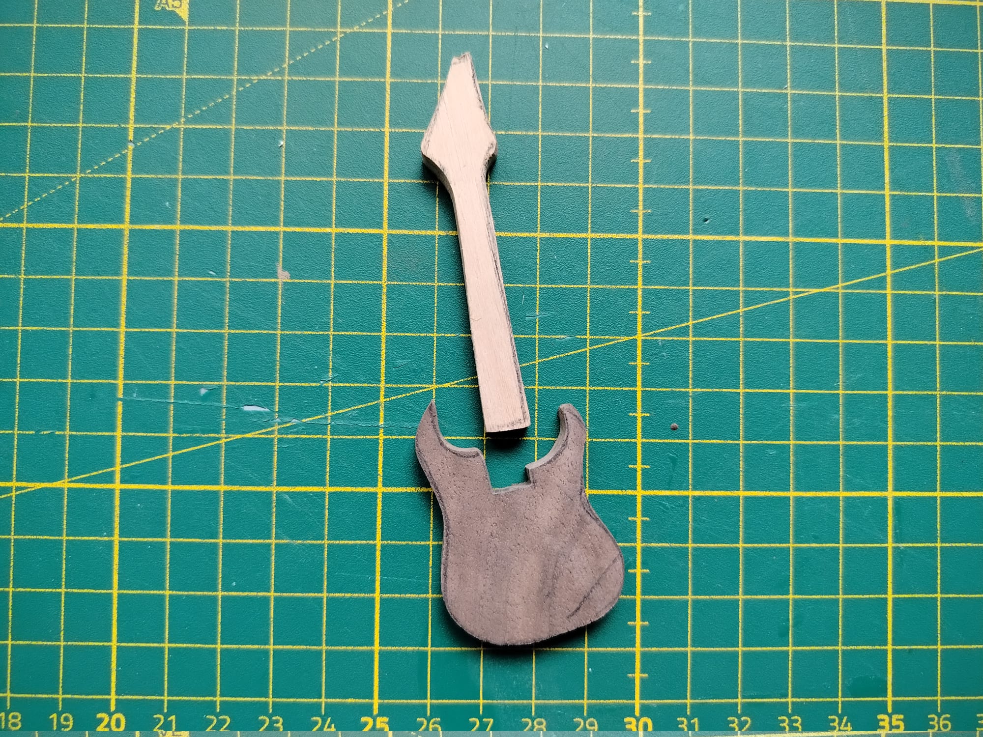 Final pieces before glue up